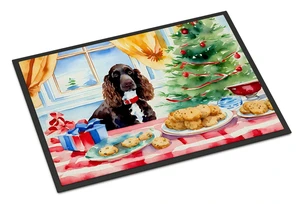 NEW American Water Spaniel Christmas Cookies Doormat Front Door Mat Indoor Outdoor Rugs for Entryway, Non Slip Washable Low Pile, 18H X 27W NEW American Water Spaniel Christmas Cookies Doormat Front Door Mat Indoor Outdoor Rugs for Entryway, Non Slip Washable Low Pile, 18H X 27W