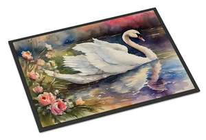 NEW Swan Doormat Front Door Mat Indoor Outdoor Rugs for Entryway, Non Slip Washable Low Pile, 18H X 27W NEW Swan Doormat Front Door Mat Indoor Outdoor Rugs for Entryway, Non Slip Washable Low Pile, 18H X 27W