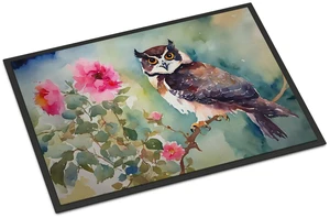 NEW Spectacled Owl Doormat Front Door Mat Indoor Outdoor Rugs for Entryway, Non Slip Washable Low Pile, 18H X 27W NEW Spectacled Owl Doormat Front Door Mat Indoor Outdoor Rugs for Entryway, Non Slip Washable Low Pile, 18H X 27W