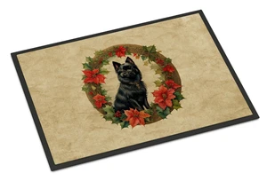 NEW German Spitz Christmas Flowers Doormat Front Door Mat Indoor Outdoor Rugs for Entryway, Non Slip Washable Low Pile, 18H X 27W NEW German Spitz Christmas Flowers Doormat Front Door Mat Indoor Outdoor Rugs for Entryway, Non Slip Washable Low Pile, 18H X 27W