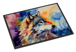 NEW Wolves Wolf Doormat Front Door Mat Indoor Outdoor Rugs for Entryway, Non Slip Washable Low Pile, 18H X 27W NEW Wolves Wolf Doormat Front Door Mat Indoor Outdoor Rugs for Entryway, Non Slip Washable Low Pile, 18H X 27W