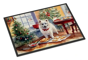 NEW American Eskimo Christmas Cookies Doormat Front Door Mat Indoor Outdoor Rugs for Entryway, Non Slip Washable Low Pile, 18H X 27W NEW American Eskimo Christmas Cookies Doormat Front Door Mat Indoor Outdoor Rugs for Entryway, Non Slip Washable Low Pile, 18H X 27W