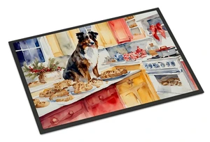 NEW Australian Shepherd Christmas Cookies Doormat Front Door Mat Indoor Outdoor Rugs for Entryway, Non Slip Washable Low Pile, 18H X 27W NEW Australian Shepherd Christmas Cookies Doormat Front Door Mat Indoor Outdoor Rugs for Entryway, Non Slip Washable Low Pile, 18H X 27W
