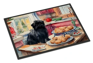 NEW Affenpinscher Christmas Cookies Doormat Front Door Mat Indoor Outdoor Rugs for Entryway, Non Slip Washable Low Pile, 18H X 27W NEW Affenpinscher Christmas Cookies Doormat Front Door Mat Indoor Outdoor Rugs for Entryway, Non Slip Washable Low Pile, 18H X 27W