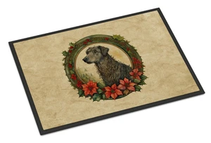 NEW Scottish Deerhound Christmas Flowers Doormat Front Door Mat Indoor Outdoor Rugs for Entryway, Non Slip Washable Low Pile, 18H X 27W NEW Scottish Deerhound Christmas Flowers Doormat Front Door Mat Indoor Outdoor Rugs for Entryway, Non Slip Washable Low Pile, 18H X 27W