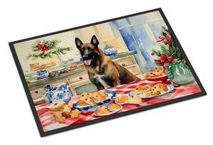 NEW Belgian Malinois Christmas Cookies Doormat Front Door Mat Indoor Outdoor Rugs for Entryway, Non Slip Washable Low Pile, 18H X 27W NEW Belgian Malinois Christmas Cookies Doormat Front Door Mat Indoor Outdoor Rugs for Entryway, Non Slip Washable Low Pile, 18H X 27W