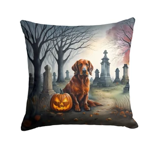 Irish Setter Spooky Halloween Throw Pillow Machine Washable, Indoor Outdoor Decorative Pillow for Couch, Bed or Patio, 18Hx18W Irish Setter Spooky Halloween Throw Pillow Machine Washable, Indoor Outdoor Decorative Pillow for Couch, Bed or Patio, 18Hx18W