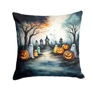 Ghosts Spooky Halloween Throw Pillow Machine Washable, Indoor Outdoor Decorative Pillow for Couch, Bed or Patio, 18Hx18W Ghosts Spooky Halloween Throw Pillow Machine Washable, Indoor Outdoor Decorative Pillow for Couch, Bed or Patio, 18Hx18W