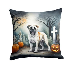 Boxer Spooky Halloween Throw Pillow Machine Washable, Indoor Outdoor Decorative Pillow for Couch, Bed or Patio, 18Hx18W Boxer Spooky Halloween Throw Pillow Machine Washable, Indoor Outdoor Decorative Pillow for Couch, Bed or Patio, 18Hx18W