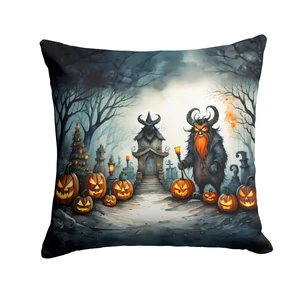 Krampus The Christmas Demon Spooky Halloween Throw Pillow Machine Washable, Indoor Outdoor Decorative Pillow for Couch, Bed or Patio, 18Hx18W Krampus The Christmas Demon Spooky Halloween Throw Pillow Machine Washable, Indoor Outdoor Decorative Pillow for Couch, Bed or Patio, 18Hx18W