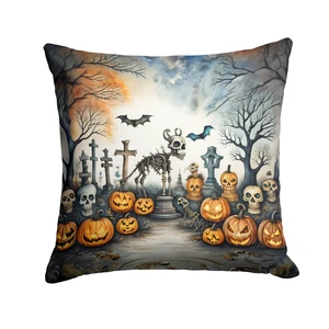 Pet Cemetery Spooky Halloween Throw Pillow Machine Washable, Indoor Outdoor Decorative Pillow for Couch, Bed or Patio, 18Hx18W Pet Cemetery Spooky Halloween Throw Pillow Machine Washable, Indoor Outdoor Decorative Pillow for Couch, Bed or Patio, 18Hx18W