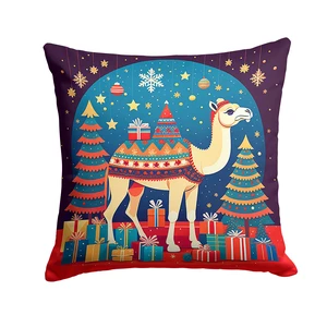 NEW Camel Christmas Throw Pillow Machine Washable, Indoor Outdoor Decorative Pillow for Couch, Bed or Patio, 18Hx18W NEW Camel Christmas Throw Pillow Machine Washable, Indoor Outdoor Decorative Pillow for Couch, Bed or Patio, 18Hx18W