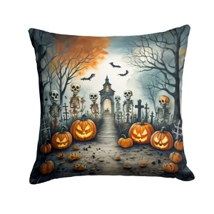 Skeleton Spooky Halloween Throw Pillow Machine Washable, Indoor Outdoor Decorative Pillow for Couch, Bed or Patio, 18Hx18W Skeleton Spooky Halloween Throw Pillow Machine Washable, Indoor Outdoor Decorative Pillow for Couch, Bed or Patio, 18Hx18W