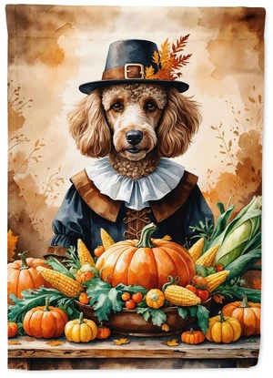 Caroline's Treasures Poodle Thanksgiving Garden Flag Mailbox Flag Decorative Yard Flag Banner Outside Patio Artwork Yard Flower Caroline's Treasures Poodle Thanksgiving Garden Flag Mailbox Flag Decorative Yard Flag Banner Outside Patio Artwork Yard Flower