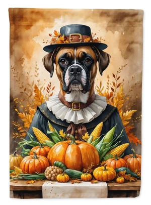 Caroline's Treasures Boxer Thanksgiving Garden Flag Mailbox Flag Decorative Yard Flag Banner Outside Patio Artwork Yard Flower B Caroline's Treasures Boxer Thanksgiving Garden Flag Mailbox Flag Decorative Yard Flag Banner Outside Patio Artwork Yard Flower B