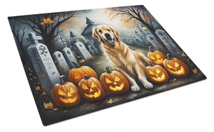 NEW Golden Retriever Spooky Halloween Glass Cutting Board Decorative Tempered Glass Kitchen Cutting and Serving Board Large Size NEW Golden Retriever Spooky Halloween Glass Cutting Board Decorative Tempered Glass Kitchen Cutting and Serving Board Large Size