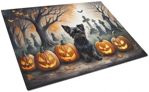 NEW Affenpinscher Spooky Halloween Glass Cutting Board Decorative Tempered Glass Kitchen Cutting and Serving Board Large Size Ch NEW Affenpinscher Spooky Halloween Glass Cutting Board Decorative Tempered Glass Kitchen Cutting and Serving Board Large Size Ch