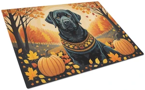 NEW Black Labrador Retriever Fall Glass Cutting Board Decorative Tempered Glass Kitchen Cutting and Serving Board Large Size Cho NEW Black Labrador Retriever Fall Glass Cutting Board Decorative Tempered Glass Kitchen Cutting and Serving Board Large Size Cho