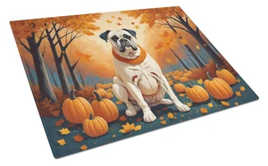 NEW White Boxer Fall Glass Cutting Board Decorative Tempered Glass Kitchen Cutting and Serving Board Large Size Chopping Board NEW White Boxer Fall Glass Cutting Board Decorative Tempered Glass Kitchen Cutting and Serving Board Large Size Chopping Board