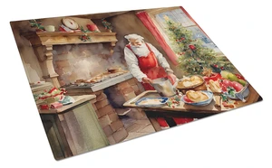 NEW Cookies with Santa Claus Glass Cutting Board Decorative Tempered Glass Kitchen Cutting and Serving Board Large Size Chopping NEW Cookies with Santa Claus Glass Cutting Board Decorative Tempered Glass Kitchen Cutting and Serving Board Large Size Chopping