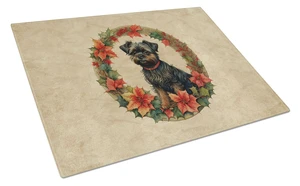NEW Affenpinscher Christmas Flowers Glass Cutting Board Decorative Tempered Glass Kitchen Cutting and Serving Board Large Size C NEW Affenpinscher Christmas Flowers Glass Cutting Board Decorative Tempered Glass Kitchen Cutting and Serving Board Large Size C