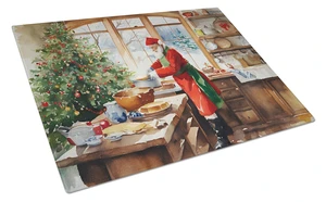 NEW Cookies with Santa Claus Weihnachtsmann Glass Cutting Board Decorative Tempered Glass Kitchen Cutting and Serving Board Larg NEW Cookies with Santa Claus Weihnachtsmann Glass Cutting Board Decorative Tempered Glass Kitchen Cutting and Serving Board Larg