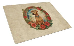 NEW Irish Terrier Christmas Flowers Glass Cutting Board Decorative Tempered Glass Kitchen Cutting and Serving Board Large Size C NEW Irish Terrier Christmas Flowers Glass Cutting Board Decorative Tempered Glass Kitchen Cutting and Serving Board Large Size C