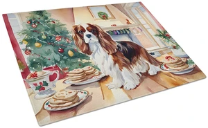 NEW Cavalier Spaniel Christmas Cookies Glass Cutting Board Decorative Tempered Glass Kitchen Cutting and Serving Board Large Siz NEW Cavalier Spaniel Christmas Cookies Glass Cutting Board Decorative Tempered Glass Kitchen Cutting and Serving Board Large Siz