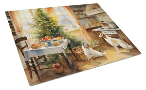 NEW Borzoi Christmas Cookies Glass Cutting Board Decorative Tempered Glass Kitchen Cutting and Serving Board Large Size Chopping NEW Borzoi Christmas Cookies Glass Cutting Board Decorative Tempered Glass Kitchen Cutting and Serving Board Large Size Chopping