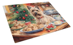 NEW Cairn Terrier Christmas Cookies Glass Cutting Board Decorative Tempered Glass Kitchen Cutting and Serving Board Large Size C NEW Cairn Terrier Christmas Cookies Glass Cutting Board Decorative Tempered Glass Kitchen Cutting and Serving Board Large Size C