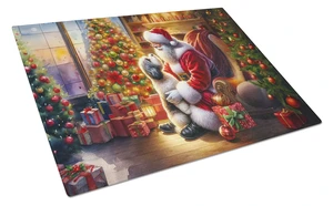 NEW Havanese and Santa Claus Glass Cutting Board Decorative Tempered Glass Kitchen Cutting and Serving Board Large Size Chopping NEW Havanese and Santa Claus Glass Cutting Board Decorative Tempered Glass Kitchen Cutting and Serving Board Large Size Chopping