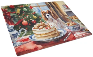 NEW Cavalier Spaniel Christmas Cookies Glass Cutting Board Decorative Tempered Glass Kitchen Cutting and Serving Board Large Siz NEW Cavalier Spaniel Christmas Cookies Glass Cutting Board Decorative Tempered Glass Kitchen Cutting and Serving Board Large Siz