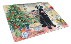 NEW Kerry Blue Terrier Christmas Cookies Glass Cutting Board Decorative Tempered Glass Kitchen Cutting and Serving Board Large S