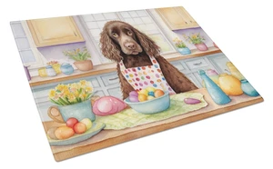 Decorating Easter American Water Spaniel Glass Cutting Board Decorative Tempered Glass Kitchen Cutting and Serving Board Large S Decorating Easter American Water Spaniel Glass Cutting Board Decorative Tempered Glass Kitchen Cutting and Serving Board Large S