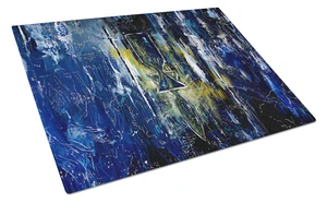 NEW Glimer Star of David Glass Cutting Board Decorative Tempered Glass Kitchen Cutting and Serving Board Large Size Chopping Boa NEW Glimer Star of David Glass Cutting Board Decorative Tempered Glass Kitchen Cutting and Serving Board Large Size Chopping Boa