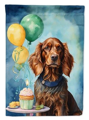 Irish Setter Happy Birthday Garden Flag Mailbox Flag Decorative Yard Flag Banner Outside Patio Artwork Yard Flower Beds, Garden Irish Setter Happy Birthday Garden Flag Mailbox Flag Decorative Yard Flag Banner Outside Patio Artwork Yard Flower Beds, Garden