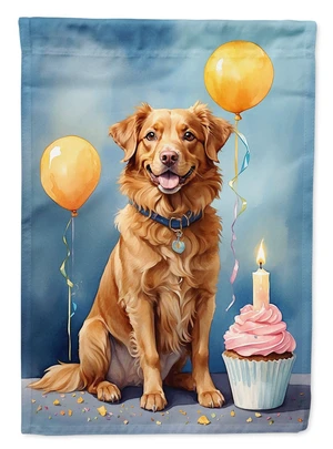 Nova Scotia Duck Tolling Retriever Happy Birthday Garden Flag Mailbox Flag Decorative Yard Flag Banner Outside Patio Artwork Yar Nova Scotia Duck Tolling Retriever Happy Birthday Garden Flag Mailbox Flag Decorative Yard Flag Banner Outside Patio Artwork Yar