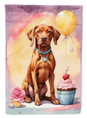 Vizsla Happy Birthday House Flag Large Porch Sleeve Pole Decorative Outside Yard Banner Artwork Wall Hanging, Polyester, House S Vizsla Happy Birthday House Flag Large Porch Sleeve Pole Decorative Outside Yard Banner Artwork Wall Hanging, Polyester, House S