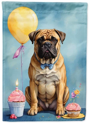 Bullmastiff Happy Birthday Garden Flag Mailbox Flag Decorative Yard Flag Banner Outside Patio Artwork Yard Flower Beds, Garden S Bullmastiff Happy Birthday Garden Flag Mailbox Flag Decorative Yard Flag Banner Outside Patio Artwork Yard Flower Beds, Garden S