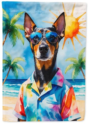 Doberman Pinscher Summer Beach Time Garden Flag Mailbox Decorative Yard Banner Outside Patio Artwork for Flower Beds, Garden Siz Doberman Pinscher Summer Beach Time Garden Flag Mailbox Decorative Yard Banner Outside Patio Artwork for Flower Beds, Garden Siz