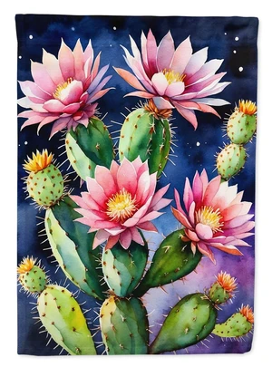 Queen of the Night Cactus Garden Flag Mailbox Decorative Yard Banner Outside Patio Artwork for Flower Beds, Garden Size, Multico