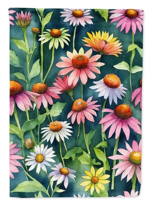 Coneflowers Garden Flag Mailbox Decorative Yard Banner Outside Patio Artwork for Flower Beds, Garden Size, Multicolor