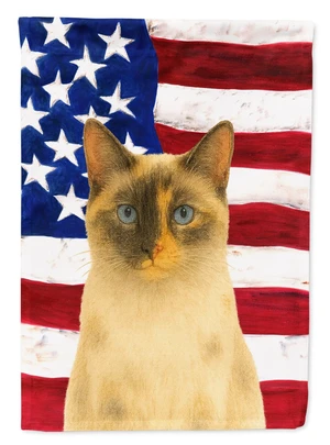 Tortie Point Cat American Garden Flag Mailbox Decorative Yard Banner Outside Patio Artwork for Flower Beds, Garden Size, Multico Tortie Point Cat American Garden Flag Mailbox Decorative Yard Banner Outside Patio Artwork for Flower Beds, Garden Size, Multico