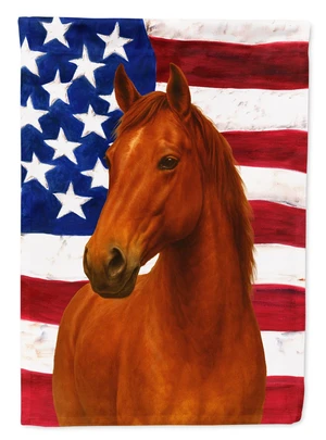 Chestnut Mustang Horse American Garden Flag Mailbox Decorative Yard Banner Outside Patio Artwork for Flower Beds, Garden Size, M Chestnut Mustang Horse American Garden Flag Mailbox Decorative Yard Banner Outside Patio Artwork for Flower Beds, Garden Size, M