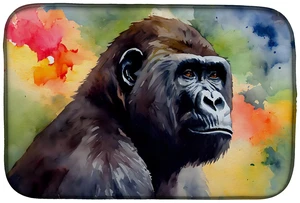 Gorilla Dish Drying Mat Absorbent Dish Drying Mat Pad for Kitchen Counter Dish Drainer Mat for Countertop, 14 x 21", Multicolor Gorilla Dish Drying Mat Absorbent Dish Drying Mat Pad for Kitchen Counter Dish Drainer Mat for Countertop, 14 x 21", Multicolor