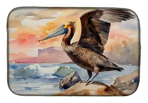 Pelican Dish Drying Mat Absorbent Dish Drying Mat Pad for Kitchen Counter Dish Drainer Mat for Countertop, 14 x 21", Multicolor Pelican Dish Drying Mat Absorbent Dish Drying Mat Pad for Kitchen Counter Dish Drainer Mat for Countertop, 14 x 21", Multicolor