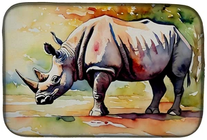 Rhinoceros Dish Drying Mat Absorbent Dish Drying Mat Pad for Kitchen Counter Dish Drainer Mat for Countertop, 14 x 21", Multicol Rhinoceros Dish Drying Mat Absorbent Dish Drying Mat Pad for Kitchen Counter Dish Drainer Mat for Countertop, 14 x 21", Multicol