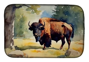 American Bison Dish Drying Mat Absorbent Dish Drying Mat Pad for Kitchen Counter Dish Drainer Mat for Countertop, 14 x 21", Mult American Bison Dish Drying Mat Absorbent Dish Drying Mat Pad for Kitchen Counter Dish Drainer Mat for Countertop, 14 x 21", Mult