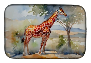 Giraffe Dish Drying Mat Absorbent Dish Drying Mat Pad for Kitchen Counter Dish Drainer Mat for Countertop, 14 x 21", Multicolor Giraffe Dish Drying Mat Absorbent Dish Drying Mat Pad for Kitchen Counter Dish Drainer Mat for Countertop, 14 x 21", Multicolor
