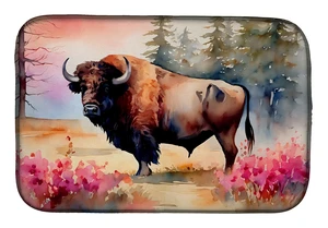 Wood Bison Dish Drying Mat Absorbent Dish Drying Mat Pad for Kitchen Counter Dish Drainer Mat for Countertop, 14 x 21", Multicol Wood Bison Dish Drying Mat Absorbent Dish Drying Mat Pad for Kitchen Counter Dish Drainer Mat for Countertop, 14 x 21", Multicol